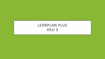 Vorschau - Lehrpläne/Lehrermaterial - Lehrplan Plus HSU 3 Bayern - Deckblatt