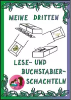 Vorschau - Arbeitsblätter - Erste Wörter Lese- und Buchstabierschachteln 3 40 Wörter - Deckblatt