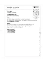 Vorschau - Mal- und Bastelvorlagen - Montagsrätsel 2.21 (Wörter-Suchsel) - Seite 1