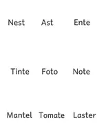 Vorschau - Arbeitsblätter - Erste Wörter Wortturm-Karten 3 40 Wörter - Seite 3