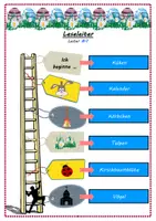 Vorschau - Arbeitsblätter - Leseleiter "Ostern-Frühling" (2er) - Seite 1