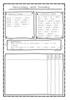 Vorschau - Arbeitsblätter - questions about the Weekend / Saturday and Sunday / simple past - Seite 2