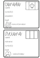 Vorschau - Arbeitsblätter - English Speaking Countries Minibook - Seite 2