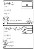 Vorschau - Arbeitsblätter - English Speaking Countries Minibook - Seite 3