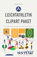 Vorschau - selbst erstellte Cliparts/Grafiken - 59 Leichtathletik Cliparts Laufen Springen Werfen Sportunterricht - Deckblatt
