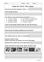 Vorschau - Arbeitsblätter - Lese-Arbeitsblätter zu "Frohes Lernen 1" - Deckblatt