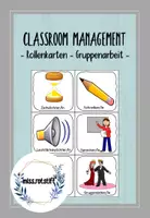 Vorschau - Bildkarten - Rollenkarten für die Gruppenarbeit - Classroom Management - Deckblatt