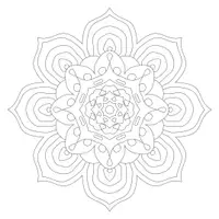 Vorschau - Mal- und Bastelvorlagen - MAlvorlage Ausmalbild 3 x Mandala 1,50 Meter x 1,50 Meter - Deckblatt