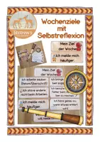 Vorschau - Poster - Mein Ziel der Woche - Plakate und Selbstreflexion - Deckblatt