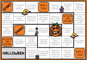 Vorschau - Spiele - HALLOWEEN - Conversation Board Game - Seite 1