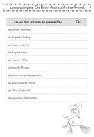 Vorschau - Arbeitsblätter - Lesespaziergang Kleine Hexe (5-fach differenziert) - Seite 3