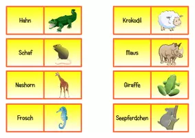 Vorschau - Spiele - Domino "Tiere" (deutsch) - Seite 3