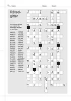 Vorschau - Arbeitsblätter - Montagsrätsel 2.38 (Rätsel-Gitter) - Seite 2