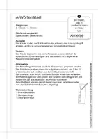 Vorschau - Arbeitsblätter - Montagsrätsel 2.4 (A-Wörterrätsel) - Seite 1