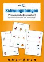Vorschau - Stationenlernen - Phonologische Bewusstheit - Schwungübungen mit Anlauten und Lautpositionen - Deckblatt