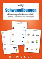 Vorschau - Arbeitsblätter - Phonologische Bewusstheit - Schwungübungen mit Anlauten und Lautpositionen - Deckblatt