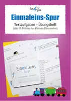 Vorschau - Arbeitsblätter - Einmaleins-Spur - Textaufgaben, Übungsheft - Deckblatt