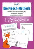 Vorschau - Stationenlernen - Richtig Schreiben mit der Fresch-Methode - der Fuchs - zweifach differenziert - Deckblatt