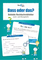 Vorschau - Arbeitsblätter - Dass oder das - Lern- und Übungsheft - Deckblatt