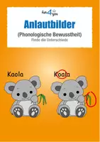 Vorschau - Bildkarten - Finde die Unterschiede - Anlautbilder - Deckblatt