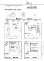 Vorschau - Arbeitsblätter - Mathe Einkaufen, Einkaufsspiel, Addition, Mathe - Seite 1