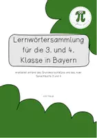 Vorschau - Merkblätter - Lernwörtersammlung für 3 und 4 Bayern - Seite 1
