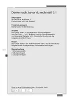 Vorschau - Arbeitsblätter - Denke nach, bevor du rechnest - mathematisches Denktraining für Grund- und Förderschüler - Seite 1