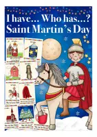 Vorschau - Spiele - I have - Who has? Saint Martin Day / Martinstag Englisch - Deckblatt