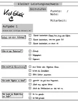 Vorschau - Test - Deutsch Förderschule 8/9 Zeitstufen - Seite 1