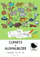 Vorschau - Präsentationen/Tafelbilder - Cliparts für den Anfangsunterricht: Anlautbilder von A-Z - Deckblatt