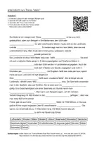 Vorschau - Arbeitsblätter - Arbeitsblätter zum Thema "Meile" + Lösung & MP3 + - Deckblatt
