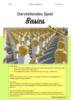 Vorschau - Arbeitsblätter - Darstellendes Spiel Basics Fachbegriffe - Deckblatt