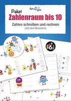 Vorschau - Arbeitsblätter - Zahlenraum bis 10 - Homeschooling - Sparpaket - Deckblatt
