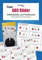 Vorschau - Arbeitsblätter - ABC Räder, Arbeitsblätter und Flashkarten - Sparpaket - Deckblatt