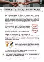 Vorschau - Arbeitsblätter - Civil Courage on Social Media - Unterrichtsstunde - Seite 1