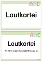 Vorschau - Arbeitsblätter - Lautkartei Klasse 1 - Druckschrift - Seite 2