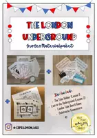 Vorschau - Arbeitsblätter - The London Underground / Tube - großes Materialpaket - Deckblatt
