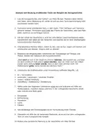 Vorschau - Klassenarbeiten - Klassenarbeit Deutsch Kurzgeschichte Bichsel Die Tochter - Deckblatt