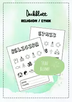 Vorschau - Anderer Materialtyp - Deckblätter Religion/Ethik für Mappen und Schnellhefter - Deckblatt