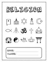 Vorschau - Anderer Materialtyp - Deckblätter Religion/Ethik für Mappen und Schnellhefter - Seite 1