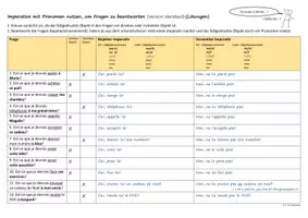 Vorschau - Arbeitsblätter - Imperativ mit Pronomen (Übungen, Test, Lösungen) - Seite 3