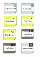 Vorschau - Präsentationen/Tafelbilder - Dienstkärtchen - Seite 1