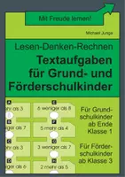 Vorschau - Arbeitsblätter - Textaufgaben für Grund- und Förderschulkinder - Deckblatt