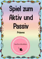 Vorschau - Spiele - Spiel zum Aktiv und Passiv (Präsens) - Deckblatt