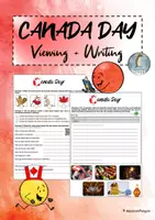 Vorschau - Stundenentwürfe - Canada Day - Viewing & Writing Exercises - Deckblatt
