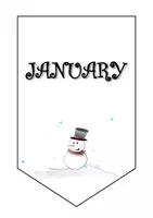 Vorschau - Poster - Geburtstagkalender/ Birthday calendar - Wimpel - Seite 1