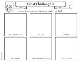 Vorschau - Arbeitsblätter - PART II: Kunst Challenge / Zeichenchallenge (Klassen 4-10) - Seite 2