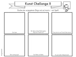 Vorschau - Arbeitsblätter - PART II: Kunst Challenge / Zeichenchallenge (Klassen 4-10) - Seite 3