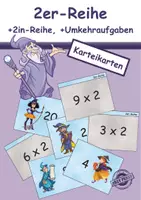 Vorschau - Anderer Materialtyp - 1x1 2er Reihe Karteikarte, + 2 in Reihe, + Umkehraufgaben, gratis! - Deckblatt