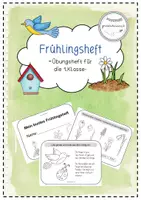 Vorschau - Arbeitsblätter - Mein buntes Frühlingsheft - Deckblatt